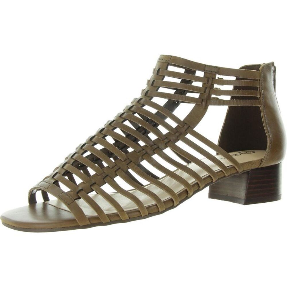 Bella Vita Womens Brown Strappy Gladiator Sandals New